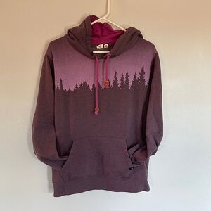 tentree Purple Gradient Forest Women’s Hoodie